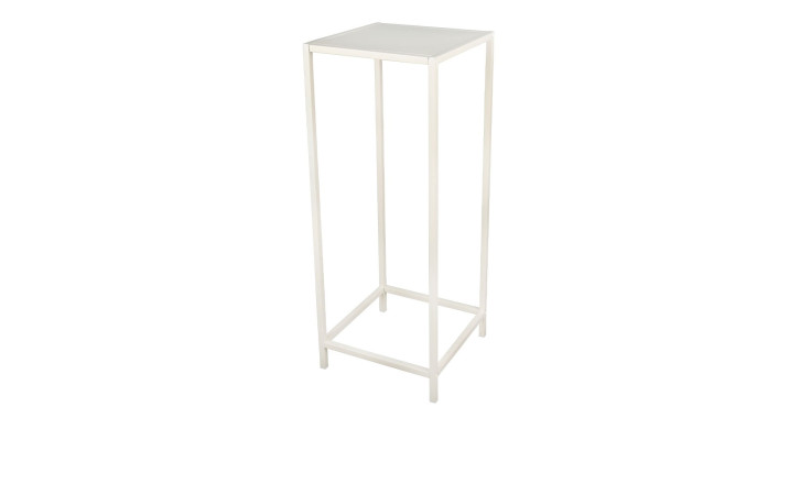 Beistelltisch Vera in sand aus Metall.