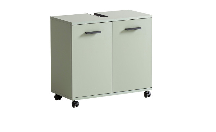 Waschbeckenunterschrank Pronto in der Farbe pistazie, rollbar