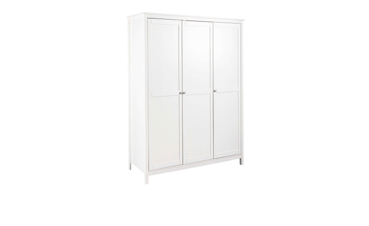 Kleiderschrank Cindy in der Farbe weiß