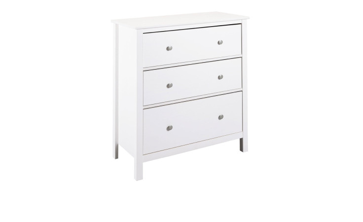 Kommode Cindy in der Farbe weiß