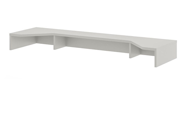 Schreibtisch-Aufsatz vito Vary im Dekor Kreidegrau matt