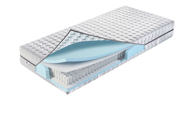 Matratze vito SENSIO PERFECT 2.0 von Vito: Doppeltuchbezug und 7-Zonen-Taschenfederkern für optimalen Komfort.