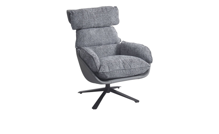 Relaxsessel Nantes mit grauem Bezug aus Webstoff