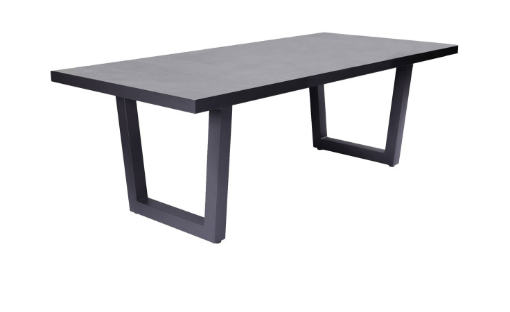 Gartentisch Keramo Stone von LC Garden in Beton-Grau / Anthrazit