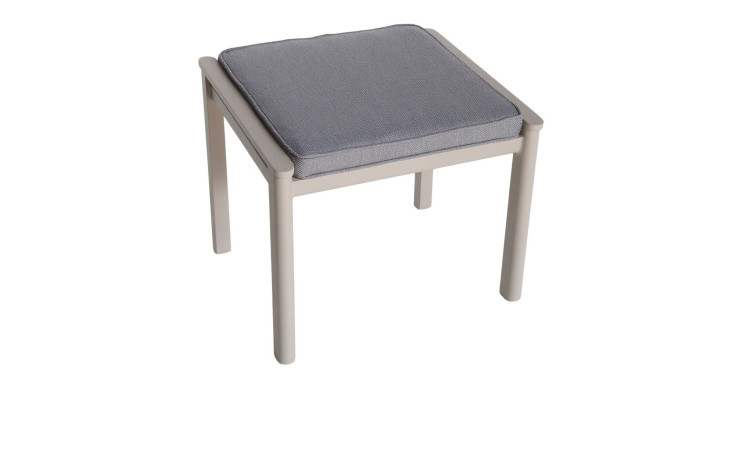 Gartenhocker Mira in taupe und beige