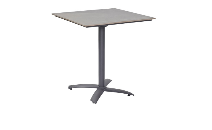 Bistrotisch Diwo von LC Garden mit einer gesinterten Tischplatte in grau