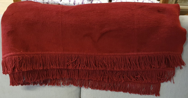 Fransenplaid 130 x 170 cm von HPI Home