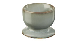 Eierbecher Saisons aus Steingut in grün.