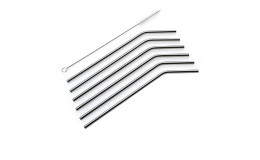 Trinkhalme-Set Steel 