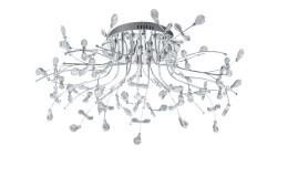 LED-Deckenleuchte Crystal 77 cm