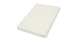 Spannbettlaken Teddy 100 x 200 cm in creme.