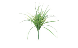 Gras-Busch 46 cm aus Kunststoff in grün.