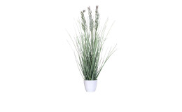 Gras 70 cm aus Kunststoff in grün mit Applikationen.