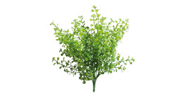 Buchsbusch 28 cm aus Kunststoff in grün.