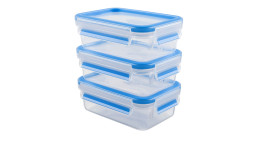 Frischhaltedosen-Set Clip & Close 3tlg.