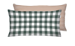 TOM TAILOR Flanell-Kissenhülle 40 x 80 cm