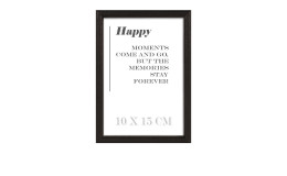 Holz-Bilderrahmen Happy 10 x 15 cm