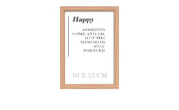 Holz-Bilderrahmen Happy 10 x 15 cm