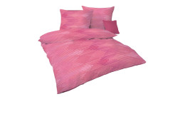 Satin-Bettwäsche Ikat 135 x 200 cm