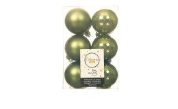 Christbaumkugel-Set 6 cm 12 tlg.