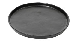 Teller 43 x 43 cm Schwarz