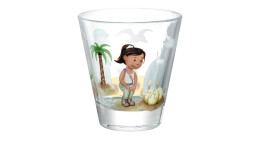 Becher Dino 215 ml mit Dino-Muster