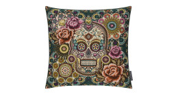 Kissenhülle Skull 45 x 45 cm mehrfarbig.