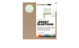 Jersey Spanntuch Grün 130 x 220 cm 