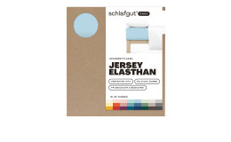 Jersey Spanntuch 130 x 220 cm Blau 