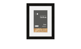 Holz-Bilderrahmen Skava 13 x 18 cm in schwarz.