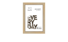 Holz-Bilderrahmen Zoom 10 x 15 cm in gold.