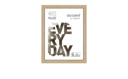 Holz-Bilderrahmen Zoom 15 x 20 cm in golfarben.