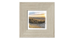 Rahmenbild Dune Cutting 34 x 34 cm. Rahmenbild mit dem Thema - Strand und Meer.