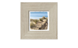 Rahmenbild Ostsee 34 x 34 cm. Rahmenbild mit dem Thema - Strand und Meer.