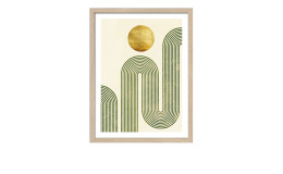 Rahmenbild Shapes of the Earth 33 x 43 cm