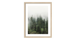 Rahmenbild Foggy Trees 33 x 43 cm