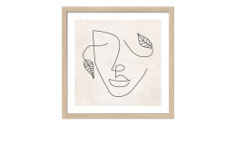 Rahmenbild Boho Style 33 x 33 cm