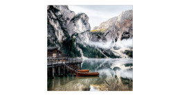 Alubild Wildsee 100 x 100 cm