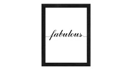Rahmenbild Fabulous 24 x 19 cm