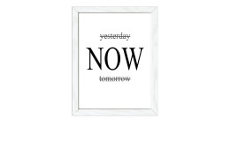 Rahmenbild Now 24 x 19 cm