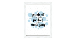 Rahmenbild To Be Amazing 24 x 19 cm