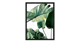Rahmenbild Jungle Leaves I 24 x 19 cm