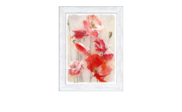 Rahmenbild Only Red Flowers 50 x 70 cm