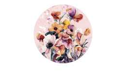 Alubild Watercolor Flowers 98 cm