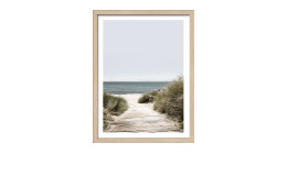Rahmenbild Nordic Beach Atmosphere 33 x 43 cm