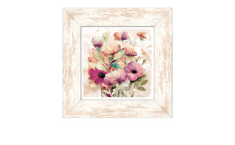 Rahmenbild Watercolor Flowers 30 x 30 cm