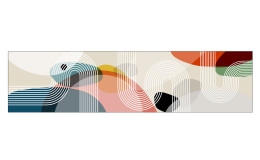 Alubild Colored Surfaces 50 x 200 cm