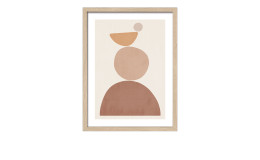 Rahmenbild Shapes of the Earth 33 x 43 cm