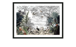 Rahmenbild Birds In The Jungle I 75 x 100 cm