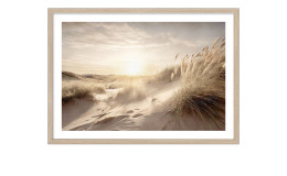 Rahmenbild Dune Grass At Sunrise 75 x 105 cm